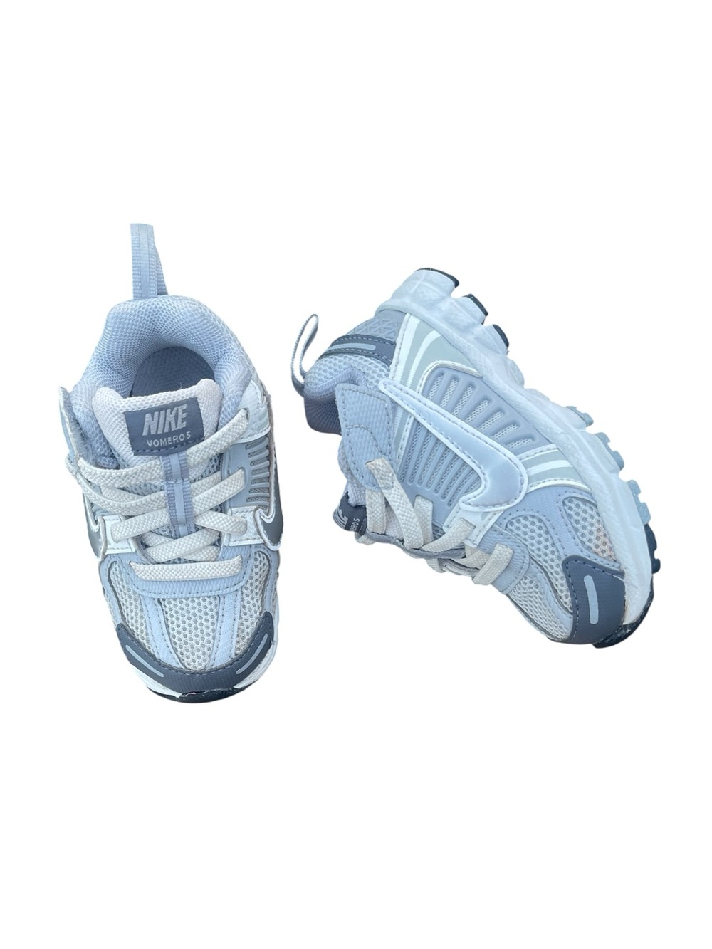 Nike Air Zoom Vomero 5 Toddler Sneakers Grey Silver Size 6C